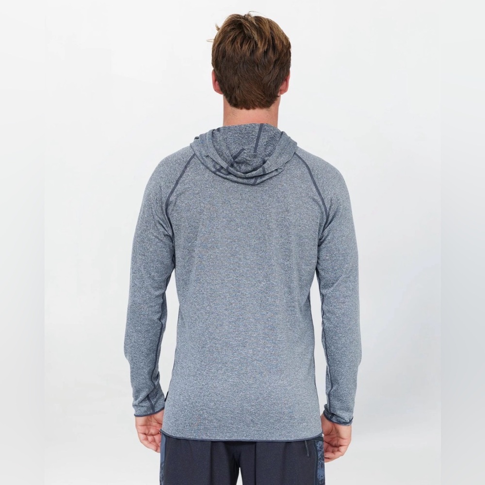 O'Neill MEN'S 24/7 HYBRID UV LONG SLEEVE SURF HOODY - GRAPHITE - Picture 2 of 12